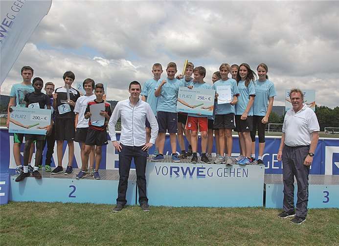 Die beiden Erstplatzierten der weiterführenden Schulen: Hier siegte das Team der GOS Cochem knapp vor der Mannschaft des Stefan-Andres-Gymnasiums Schweich.privat