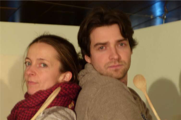 Die beiden Hauptakteure der Komödie „Zartbitter“.privat