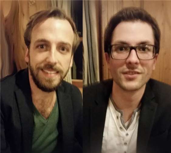 Die beiden Jesus-Darsteller Claudio Civello Hackenbruch und Tobias Hackenbruch freuen sich schon auf die Zeit der Passionsspiele.