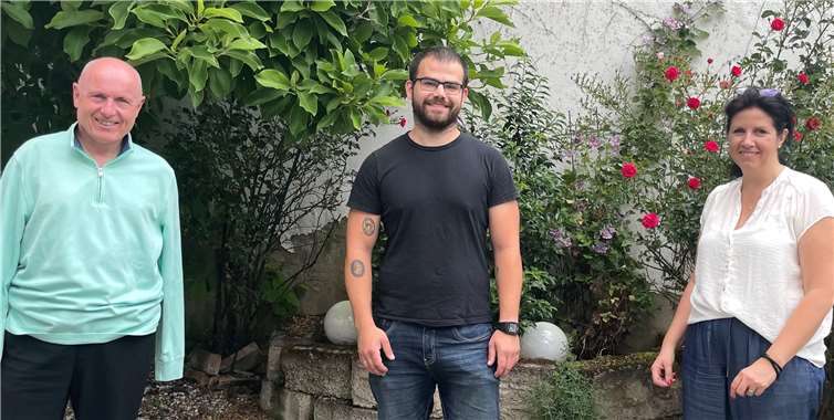 Die beiden Kreisvorsitzenden Susanne Rausch-Preisler und Ulrich van Bebber freuen sich auf dem Bundestagswahlkampf mit dem frisch gekürten Bundestagskandidaten Jannick Simon (Mitte). Foto: privat