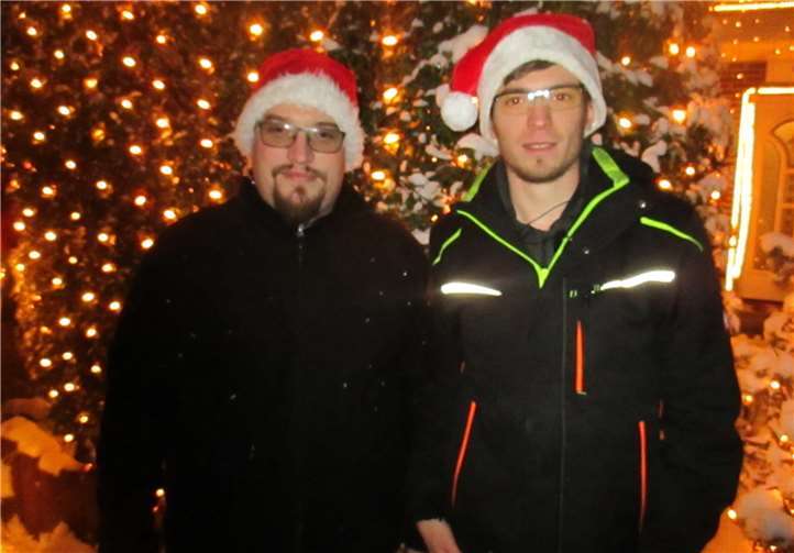 Die beiden Macher Felix Jung (links) und Meikel Rockenfeller.