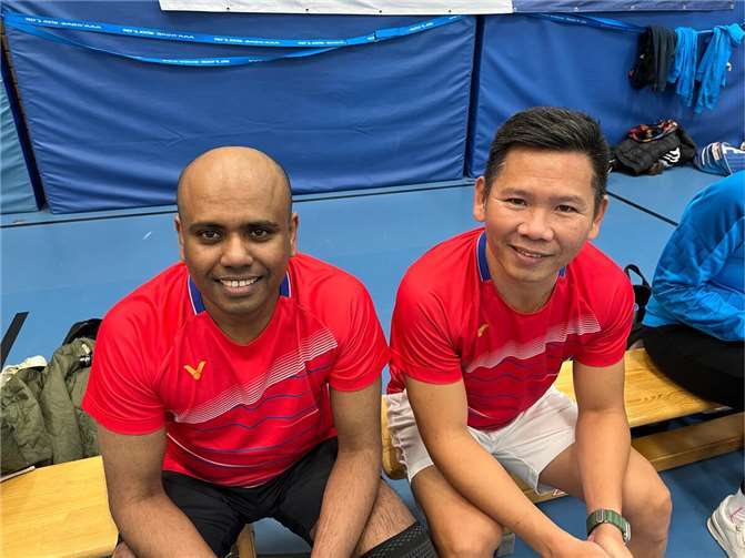 Die beiden Matchwinner Arun und Custer.Foto: privat