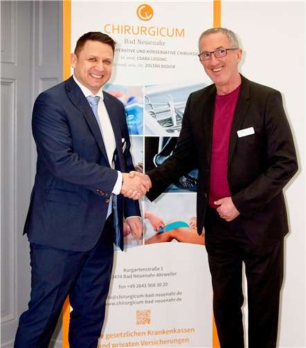 Die beiden Mediziner Dr. Losonc und Dr. Bodor (v.l.).