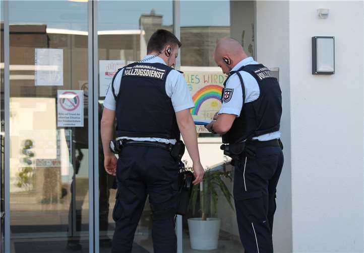 Die beiden Mitarbeiter der Stadtverwaltung Koblenz, Karsten Kaiser und Mario Weyand.Foto: privat