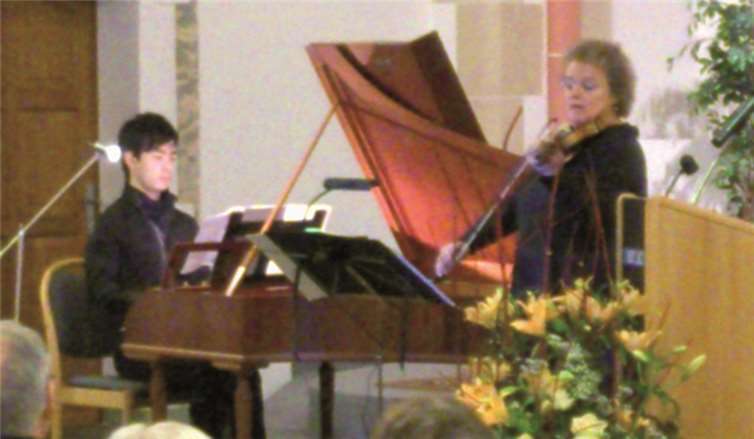 Die beiden Musiker lieferten eine ergreifende Vorstellung.privat