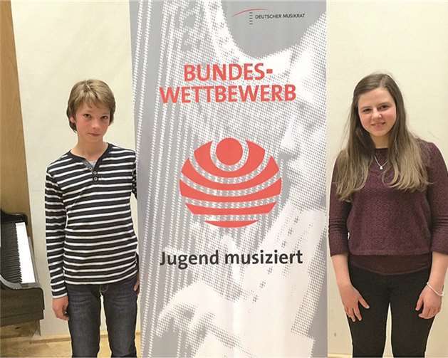 Die beiden Sieger unmittelbar nach der Ergebnisverkündung. privat