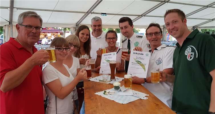 Die beiden Teams des KVNs belegten den dritten und elften Platz.privat