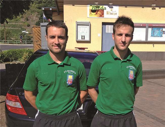 Die beiden Torschützen vom Samstag: Jens Liesenfeld und Timo Zimmerschied FC Burgen