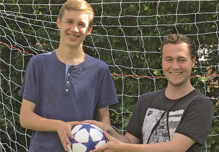 Die beiden Trainer Philipp Müller und David Weber.privat