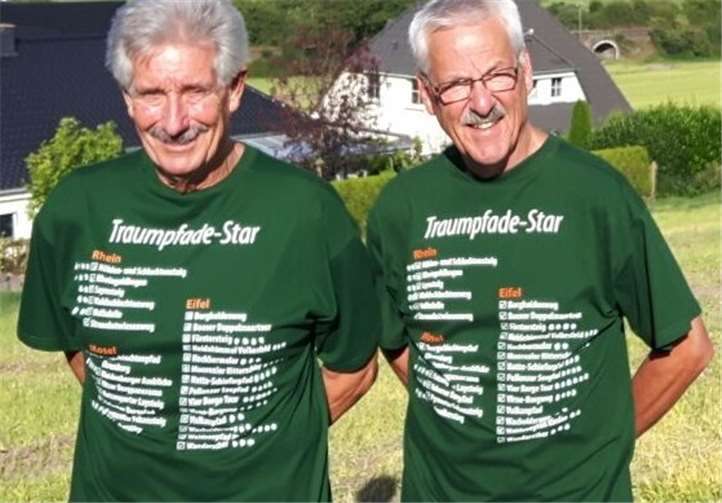 Die beiden Traumpfad-Experten Andreas Fell und Klaus Montermann. privat