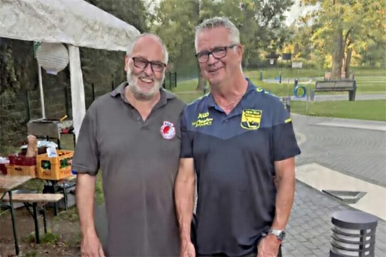 Die beiden Vereinsmeister Harald Barth und Manfred Stock
