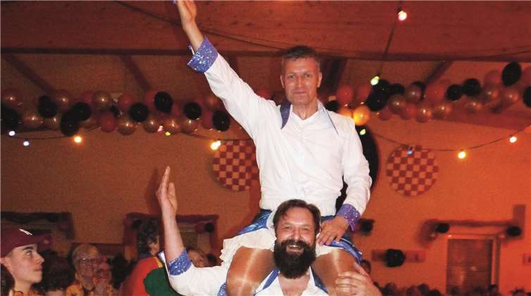 Die beiden gestandenen Mannsbilder Mario van Elkan und Gerson Freudenberg sorgten für Furore.