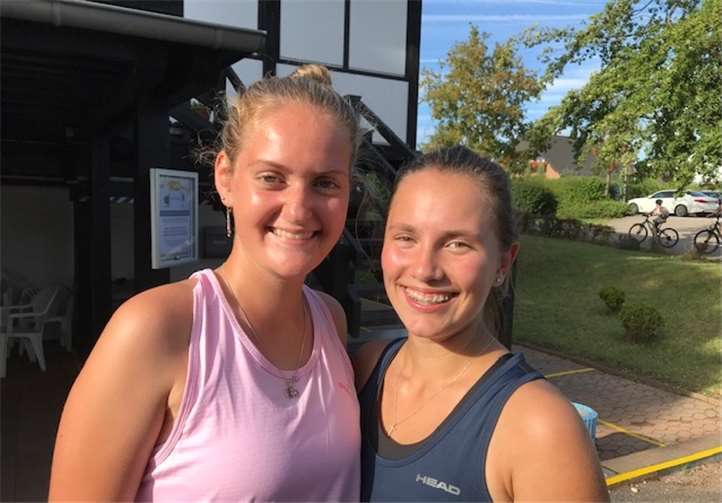 Die beiden jüngsten Teilnehmerinnen Lea Schnurpfeil (l.) und Anna Hoffmann.Fotos: privat