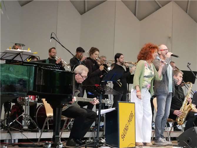 Die bekannte Bigband SWING&MORE. Foto: Stommel Stiftung