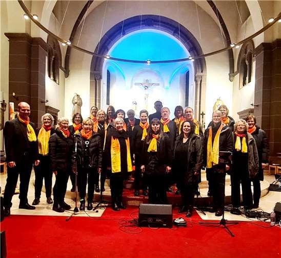 Die beliebte Formation der Düngenheimer Gospel-Traces startete kürzlichzu einem interessanten Chorausflug in die südlich gelegene Pfalz. Foto: privat