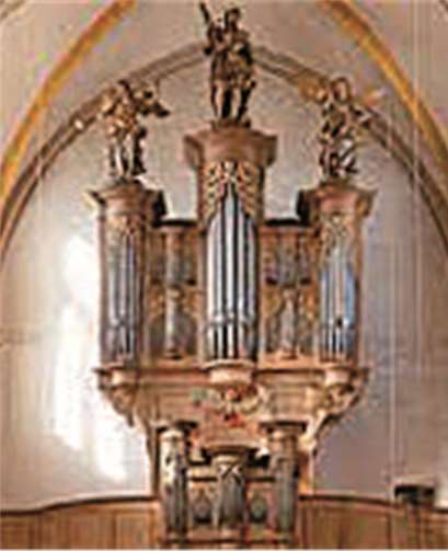 Die berühmte Johann Michael-Stumm-Orgel der Stiftskirche St. Castor in Karden.privat