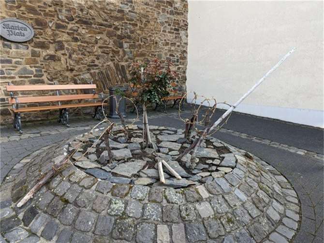 Die beschädigten Weinreben. Quelle: Stadtverwaltung Bad Neuenahr-Ahrweiler