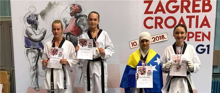 Die besten Teilnehmerinnen auf dem Siegespodest. Privat