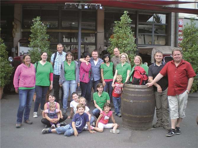 Die bestens aufgelegte Ausflugsgruppe. privat