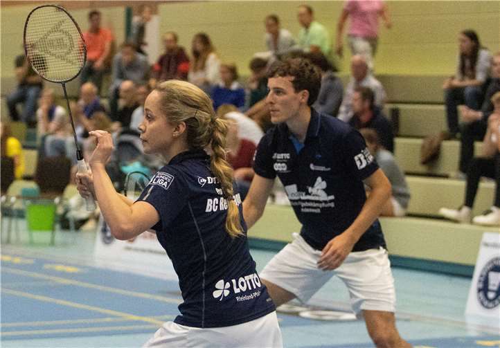 Die bisherigen Punktegaranten des BC Remagen im Gemischten Doppel - Sarah Kämpf und Thilo Mund.Foto: Anka Flossdorf