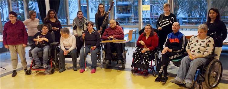 Die blinden und sehbehinderten Bewohner kamen auf ihre Kosten.privat