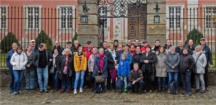 Die bunt gemischte Gruppe verbrachte zwei schöne Tage auf den Weihnachtsmärkten. Wolfgang Appelt