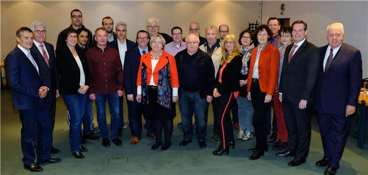 Die bunt gemischte Gruppe von Kandidaten für den Verbandsgemeinderat.CDU Bad Breisig