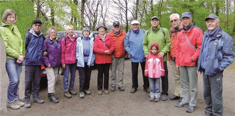 Die bunt gemischte Gruppe wanderte 13 km weit.  Privat