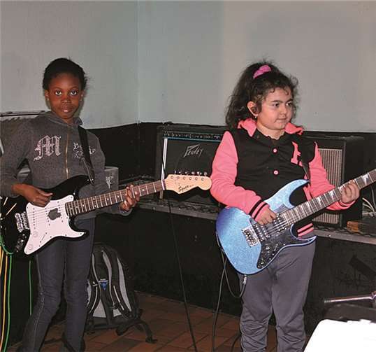 "Die coolen Kids" konnten die Aufführung hervorragend musikalisch unterstützen.