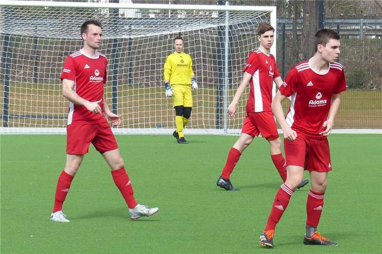 Die defensive Zentrale der SG Niederzissen/Wehr mit (v.l.) Steffen Hammelmann, Tim Schüller, Lukas Haller und Thomas Haller. Foto: privat