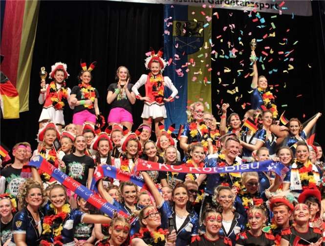 Die deutsche Meisterschaft war der krönende Abschluss für die Showtanz-Gruppe der Prinzengarde. Fotos: privat