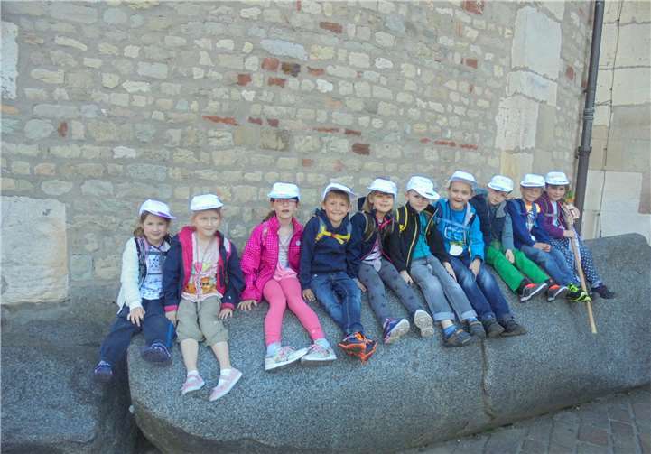 Die die „kleinen Pilger“ in Trier. Privat