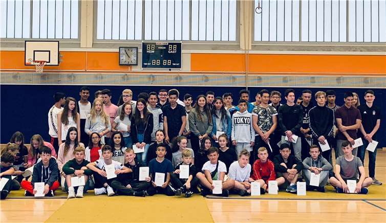 Die diesjährige „Fehlquote“ von unter 7% sei eine sehr beeindruckende Tatsache meinte Fachbereichsleiter Sport, Heiko Schilling.