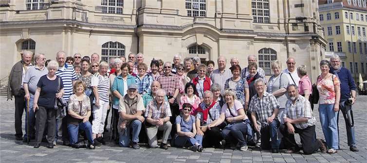 Die diesjährige Feuerwehrtour der Feuerwehr Rheinbach führte die Frauen und Männer unter anderem nach Dresden zur Frauenkirche. privat
