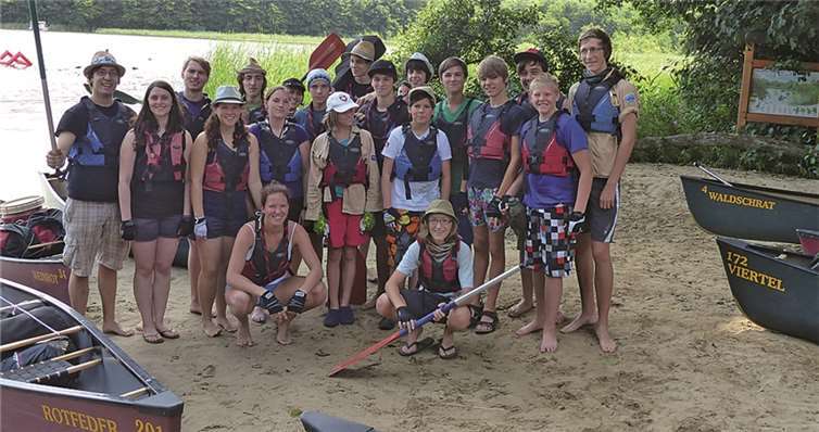 Die diesjährige Sommerfahrt der Dieblicher Pfadfinder ging zur Mecklenburgischen Seenplatte zum Kanufahren.Privat