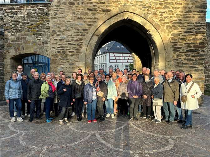 Die diesjährige Tagestour der CDU Rengsdorf-Waldbreitbach führte bei wunderbar sonnigem Herbstwetter ins Ahrtal.  Foto: Pierre Fischer