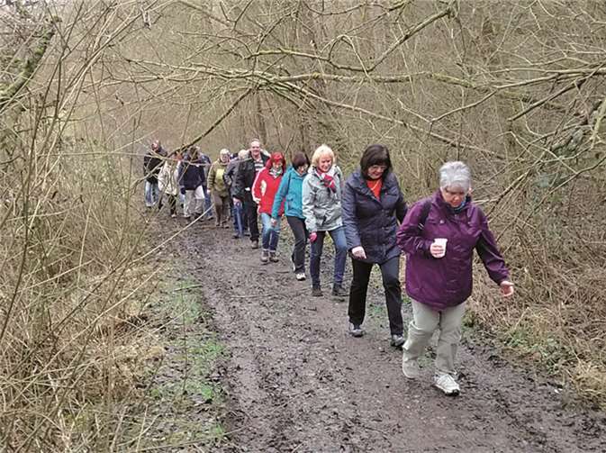 Die diesjährige Winterwanderung führte die Mitglieder des RSC Rückenwind e.V. zur Bassemer Waldmühle.privat