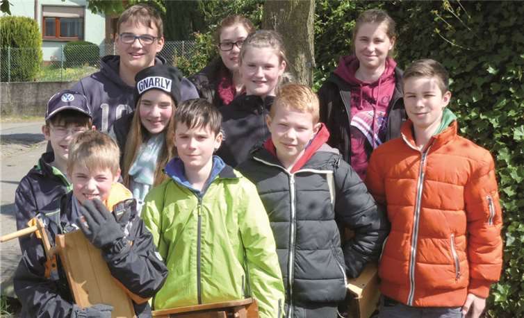 Die diesjährigen Lehmener „Leierer“.  privat