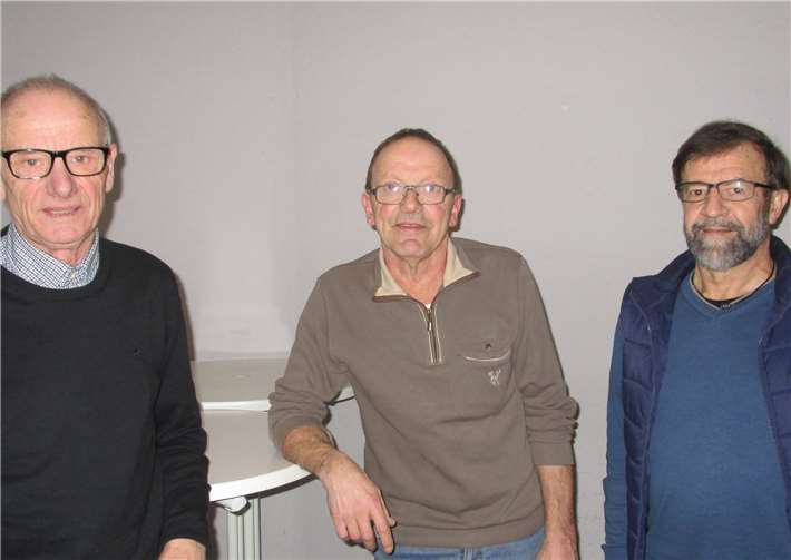 Die drei Bestplatzierten des Vereins. Foto: privat