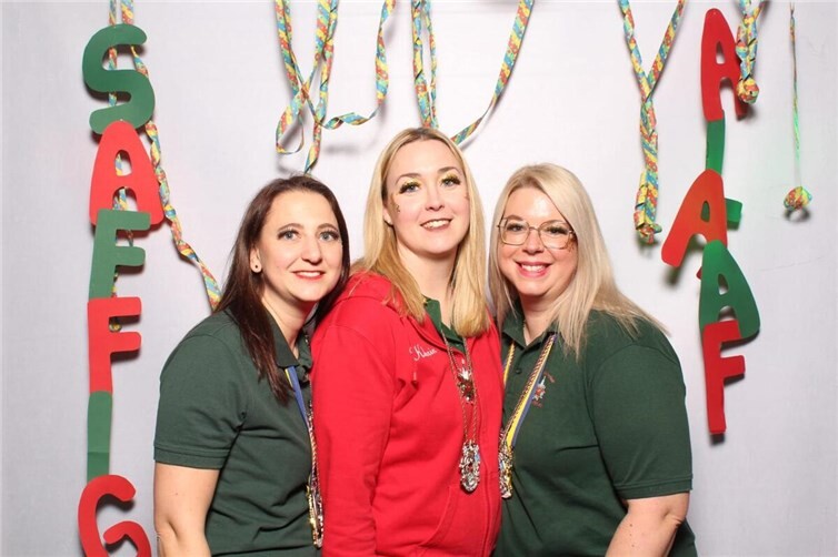 Die drei Damen aus Saffig haben den Karneval im Blut.  Foto: privat