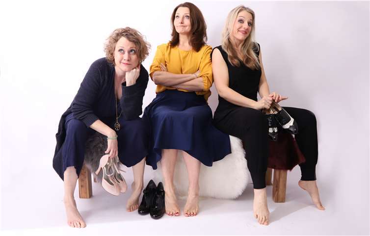 Die drei Damen suchen nach dem Glück im Leben. Foto: privat