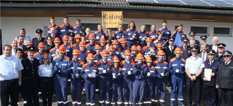 Die drei Erstplatzierten JFW aus Kliding, Mainz-Finthen und Lutzerath. KJFV Cochem