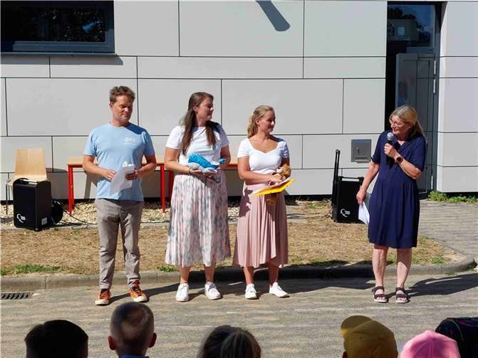 Die drei KlassenlehrerInnen.