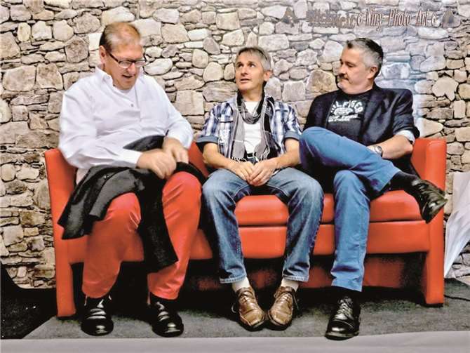 Die drei Musiker der Kultband Simply Unpluggedin. privat