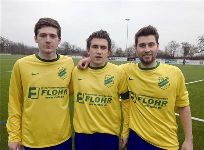 Die drei Torschützen des SV Weitersburg. privat