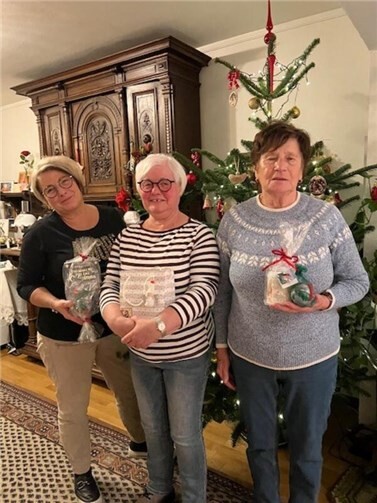 Die drei fleißigsten Turnerinnen.