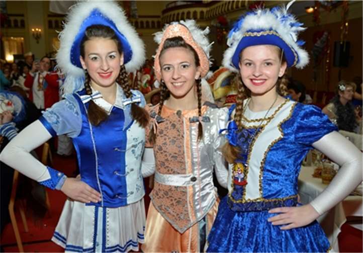 Die drei frisch berufenen RKK-Mariechen.Thomas Frank