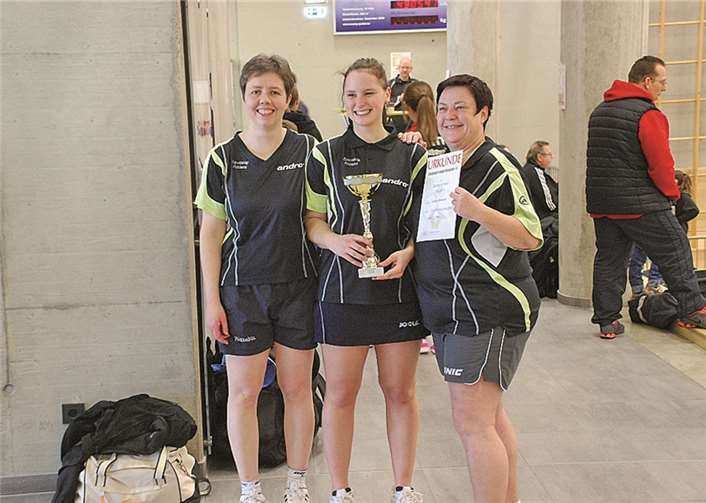 Die dritte Damenmannschaft konnte ihren Erfolg aus dem Vorjahr wiederholen.privat