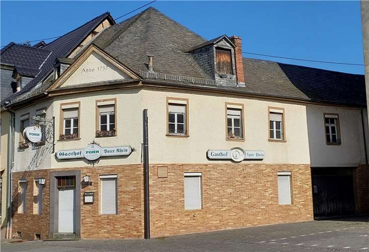 Die ehemalige Gaststätte „Vater Rhein“.