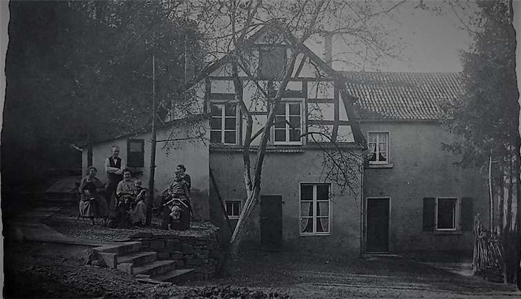 Die ehemalige Kornmühle im Unkeler Hähnerbachtal.Foto: Stadtarchiv Unkel